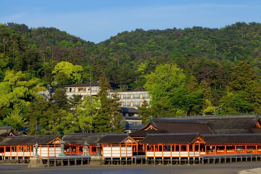 Miyajima Grand Hotel Arimoto Hatsukaichi Exteriör bild